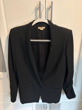 Helmut Lang Black Tailored Blazer Jacket Size 6